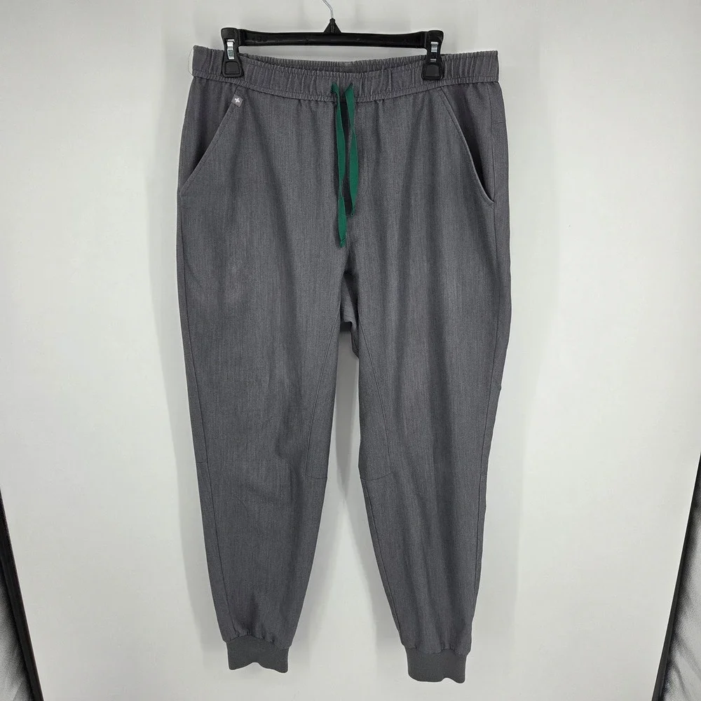 FIGS Tansen Jogger Scrub Pants Mens Graphite Heather Grey MXXSW2004 XL
